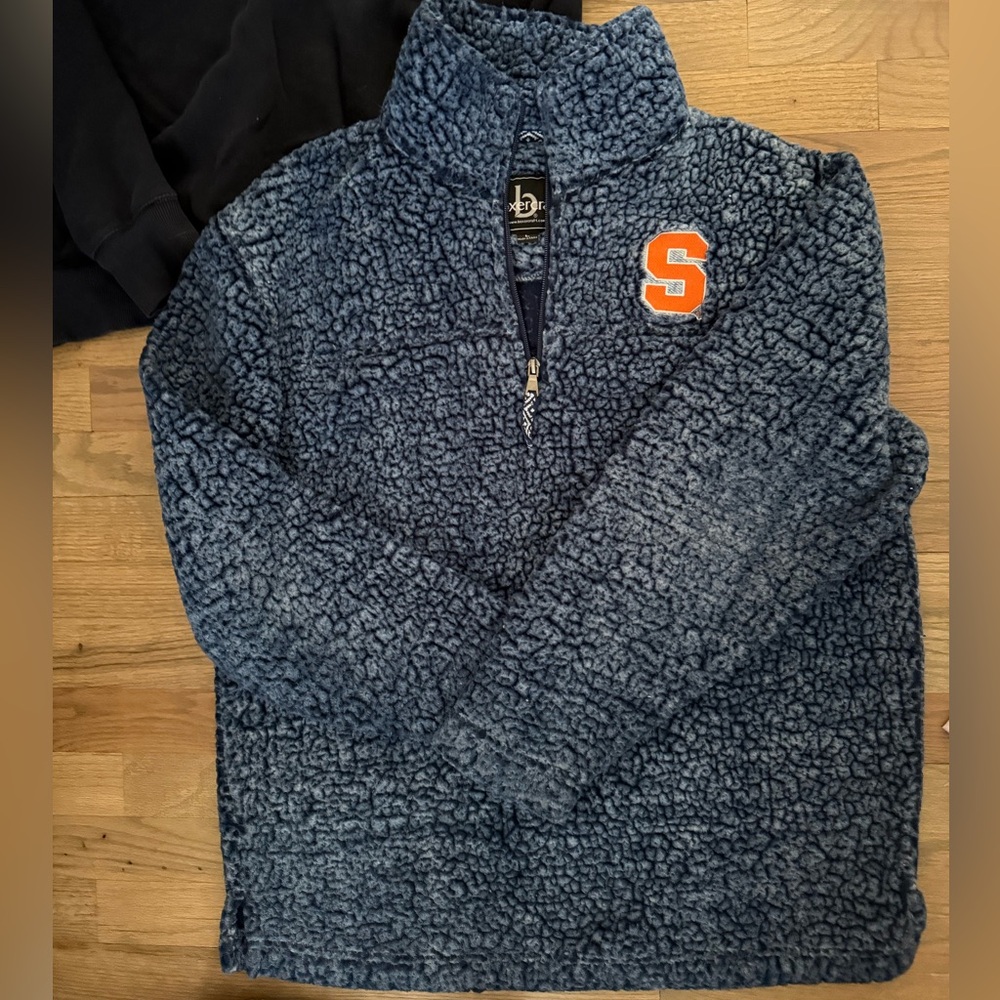 SU Navy Fleece Quarter Zip